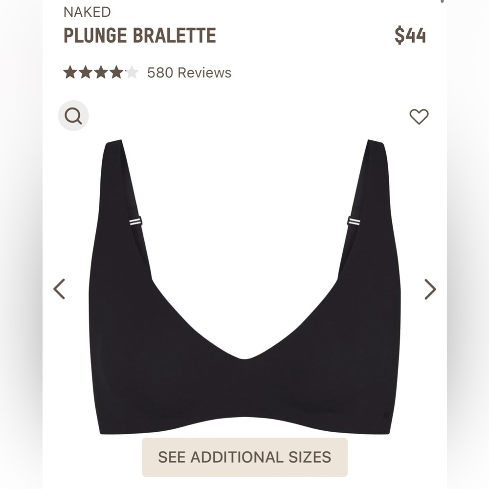 SKIMS Naked Plunge Bralette